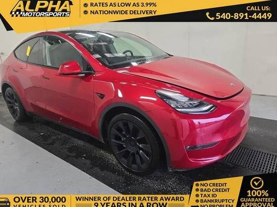 TESLA MODEL Y 2022 7SAYGAEE7NF517350 image